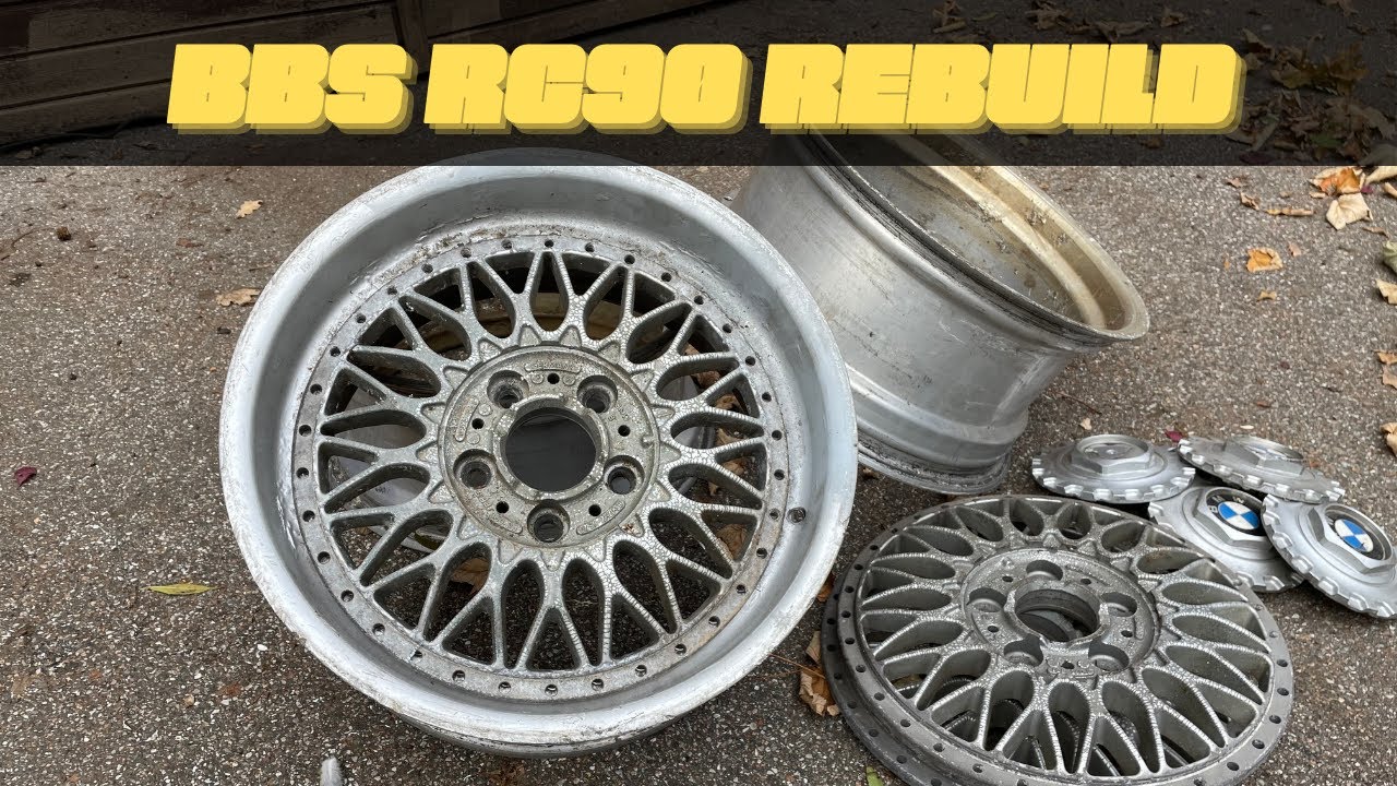 Pt. 34 BMW E30 DIY BBS RC090 Rebuild (Style 5 rims complete restoration)