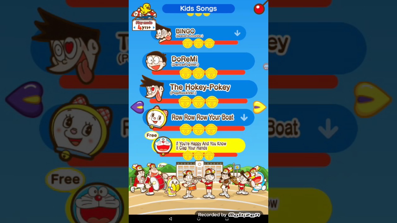 Doraemon musicpad bingo (spacetecnover.)