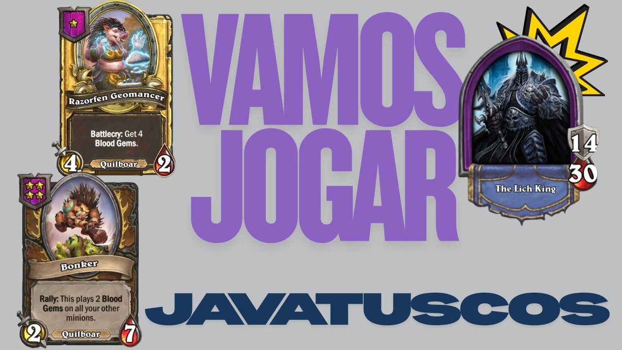 Hearthstone Battlegrounds | A jogar com Quillboars
