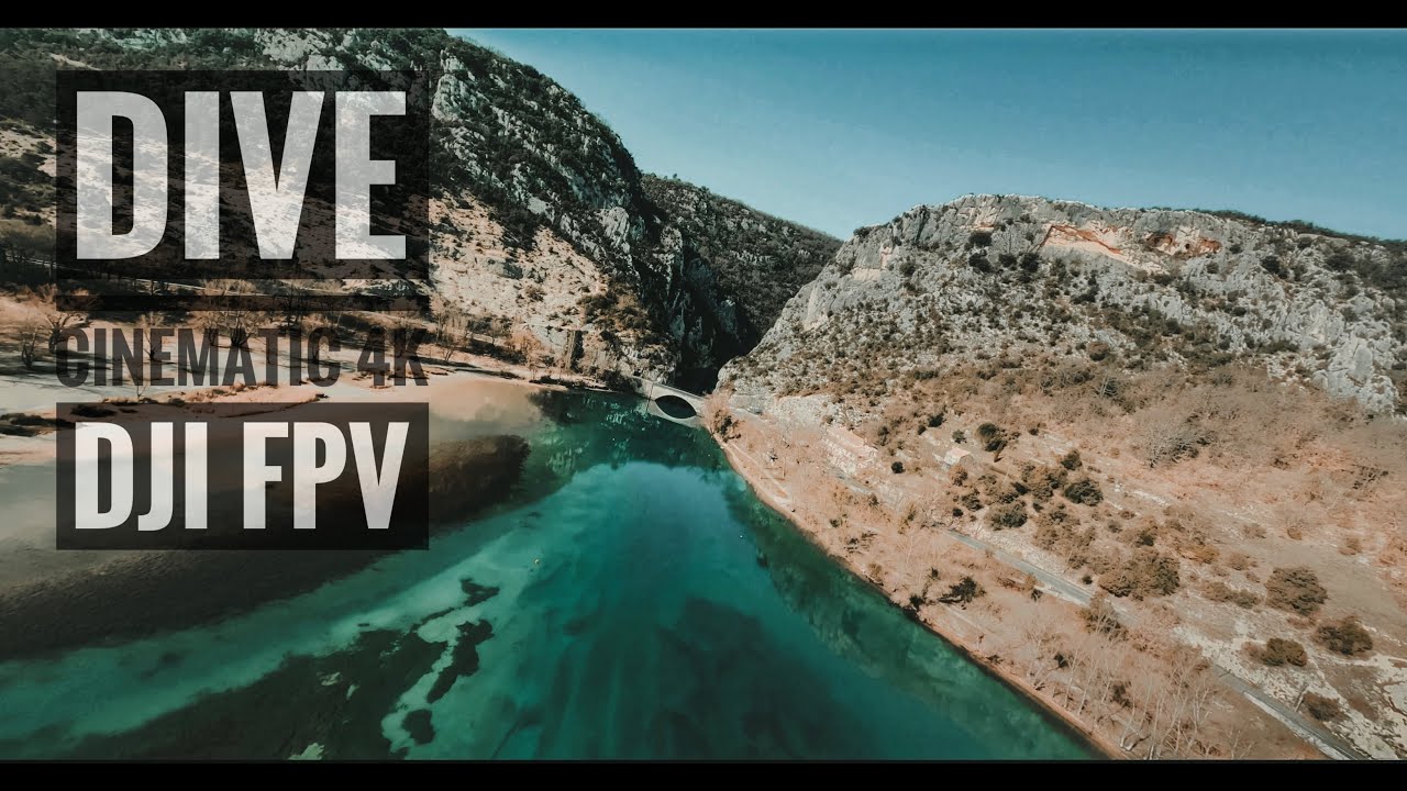 Dji FPV  Cinematic 4K - Diving 🚀 - Quinson - Drone FPV dans les Gorges du Verdon