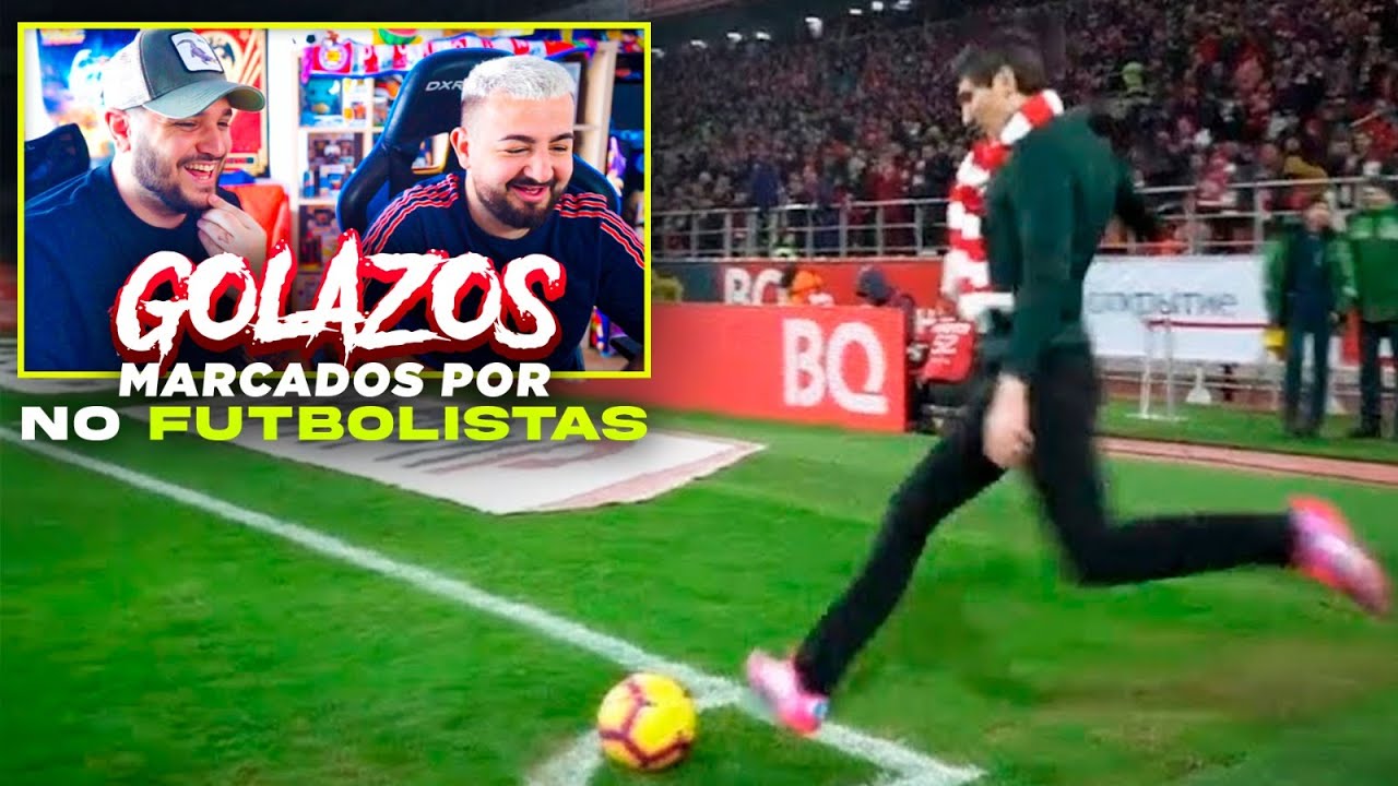 REACCIONANDO a GOLAZOS ANOTADOS por NO FUTBOLISTAS con PAPI GAVI
