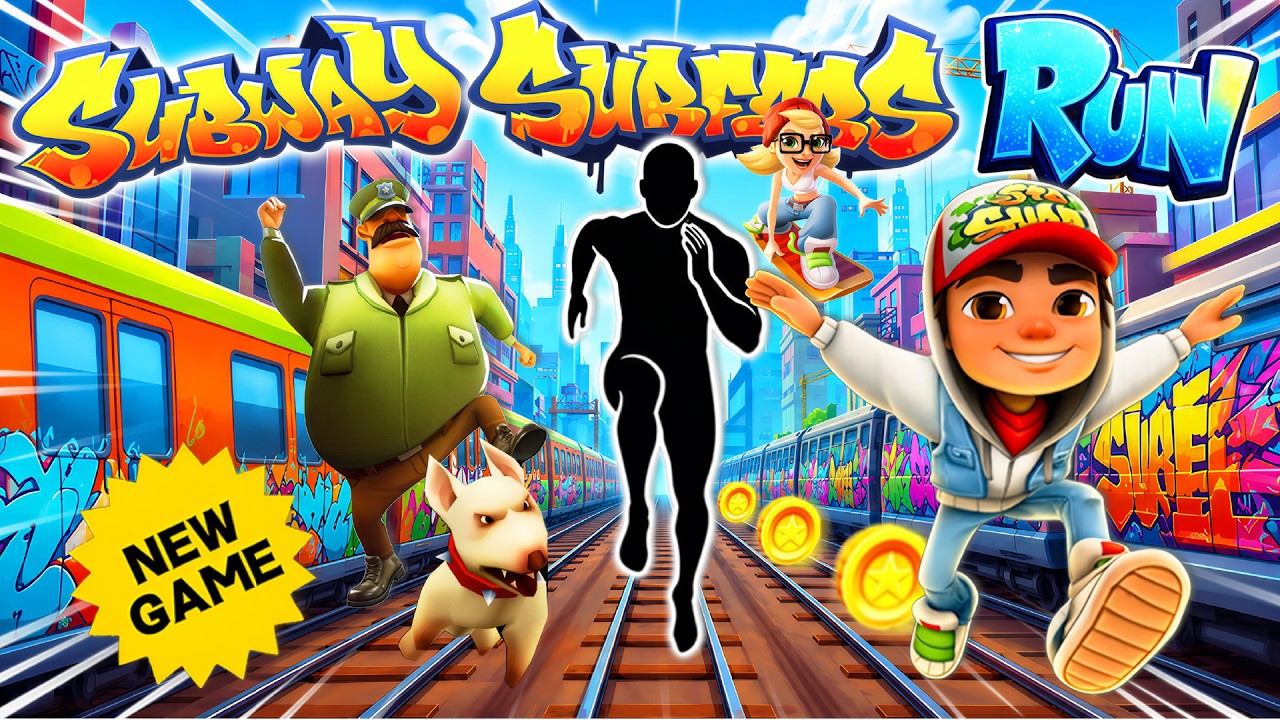 Интерактивная разминка в 4K | 🚇POV Subway Surfers Run 🛹 | Вирусный челлендж | Веселая тренировка |