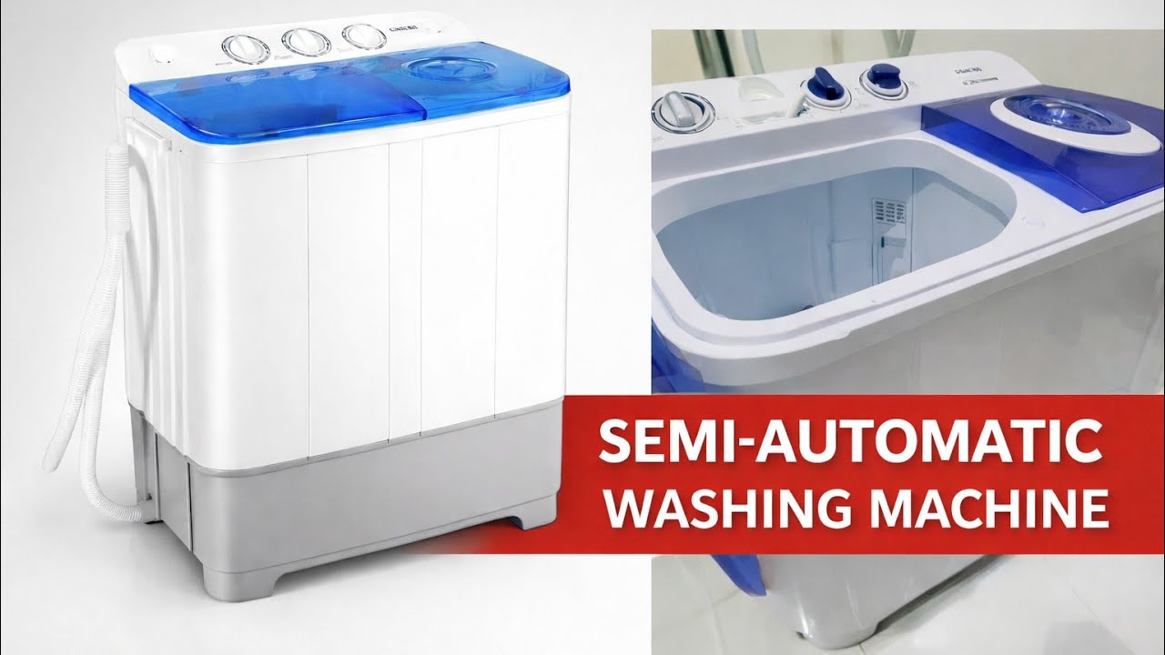 TWIN TUB SEMI AUTOMATIC WASHING MACHINE 