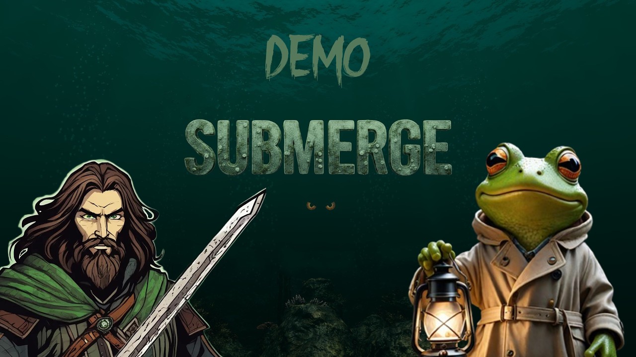 Крутая игра с изменением цвета и элементами ужаса | Демоверсия Submerge