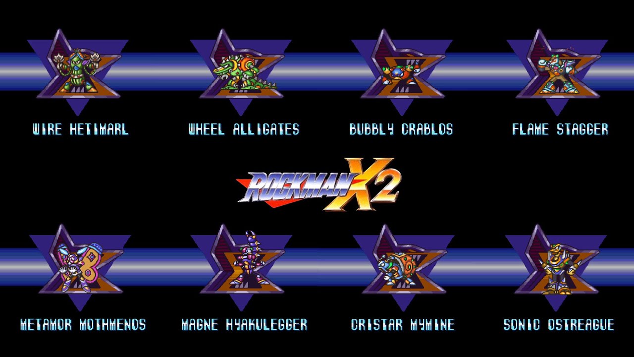 【ロックマンX2 #2】８ボスノーダメージ撃破集【megamanX2】