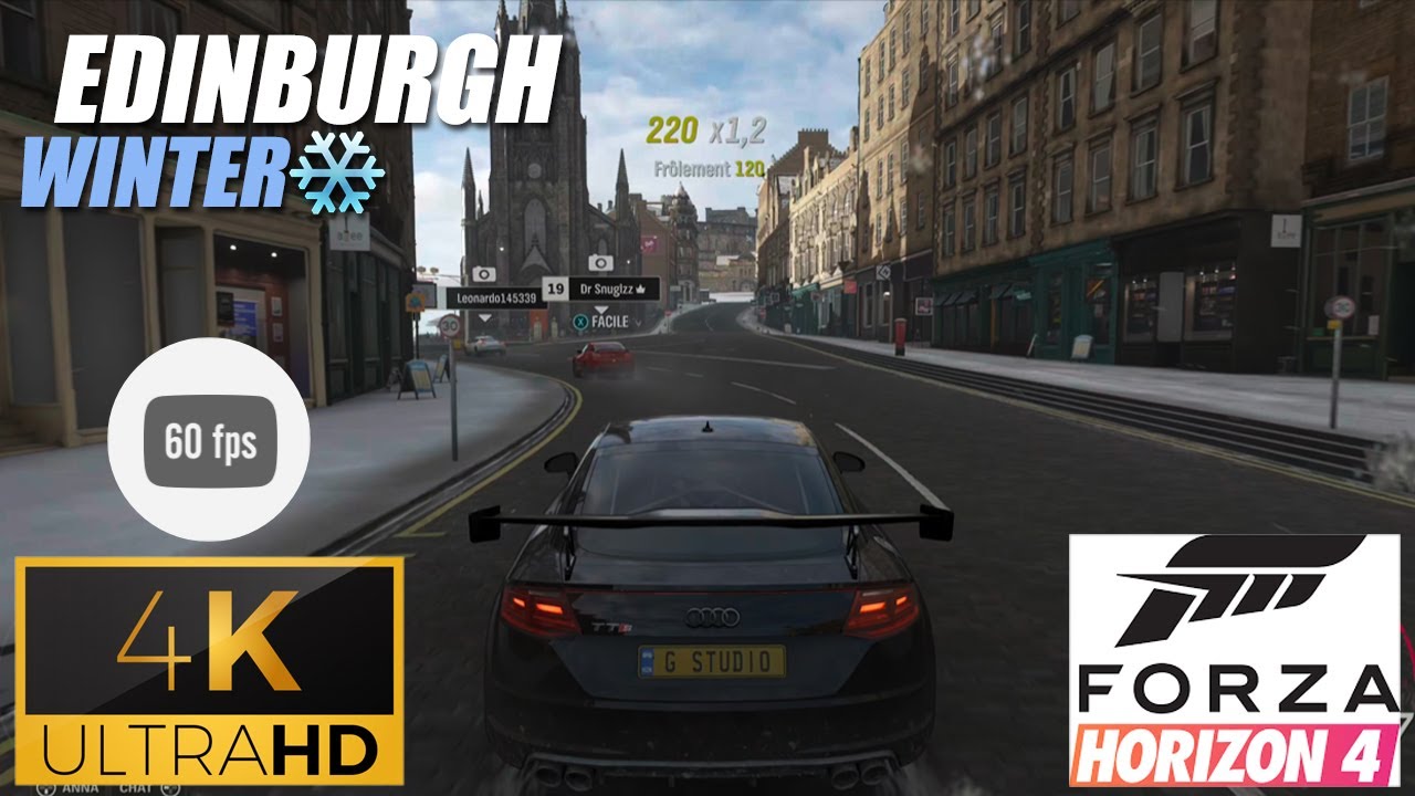 Edinburgh Winter - Forza Horizon 4 - 4K HDR 60fps