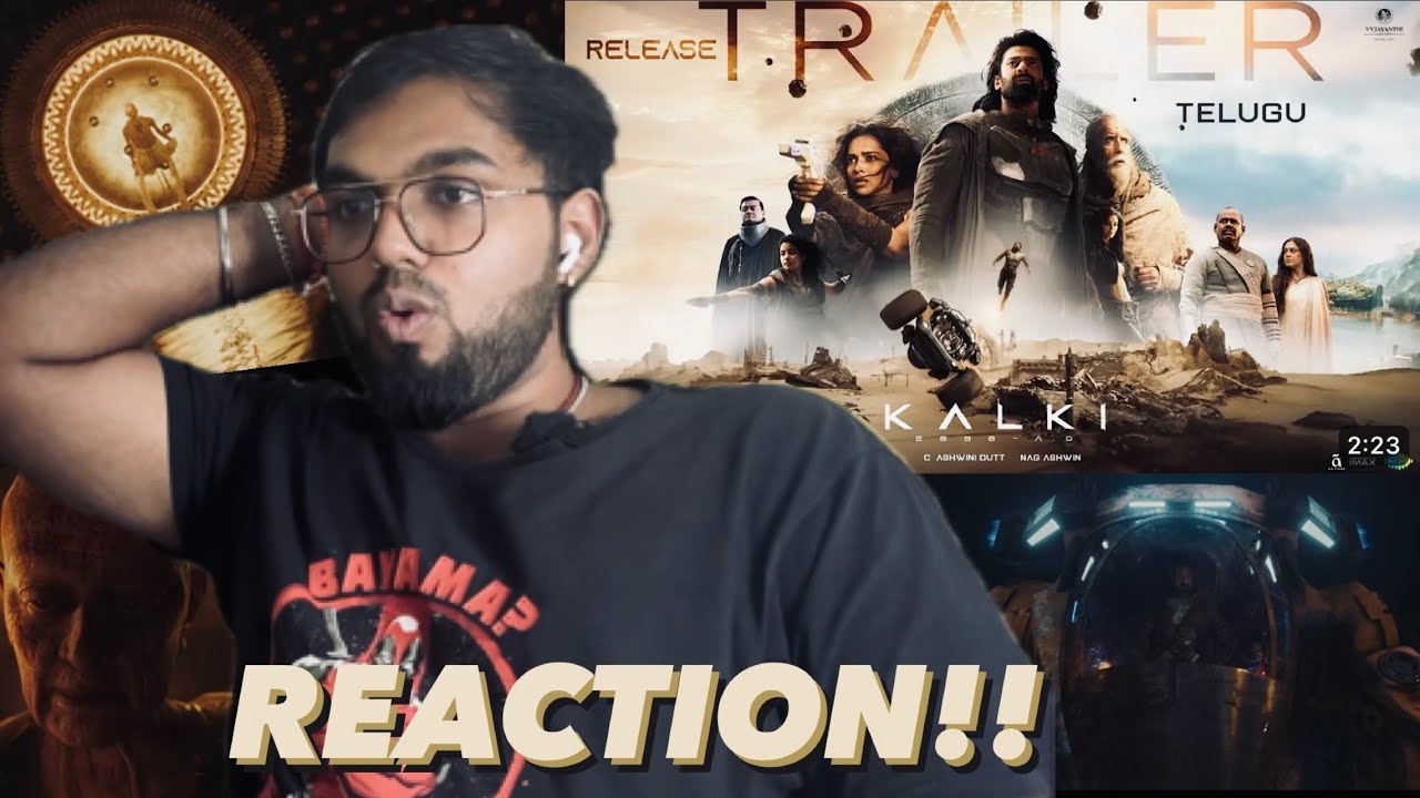 Kalki 2898 AD Release Trailer | REACTION!! | Prabhas | Amitabh | Kamal Haasan | Deepika | Nag Ashwin