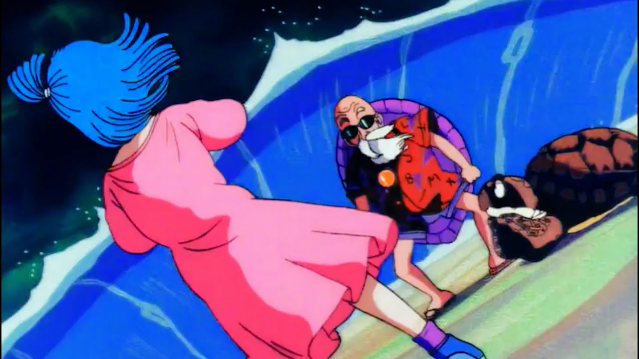ドラゴンボール【DB 1986】► ドラゴンボールを手に入れるために、ブルマは亀仙人にパンツを見せた。► Dragon Ball Full HD