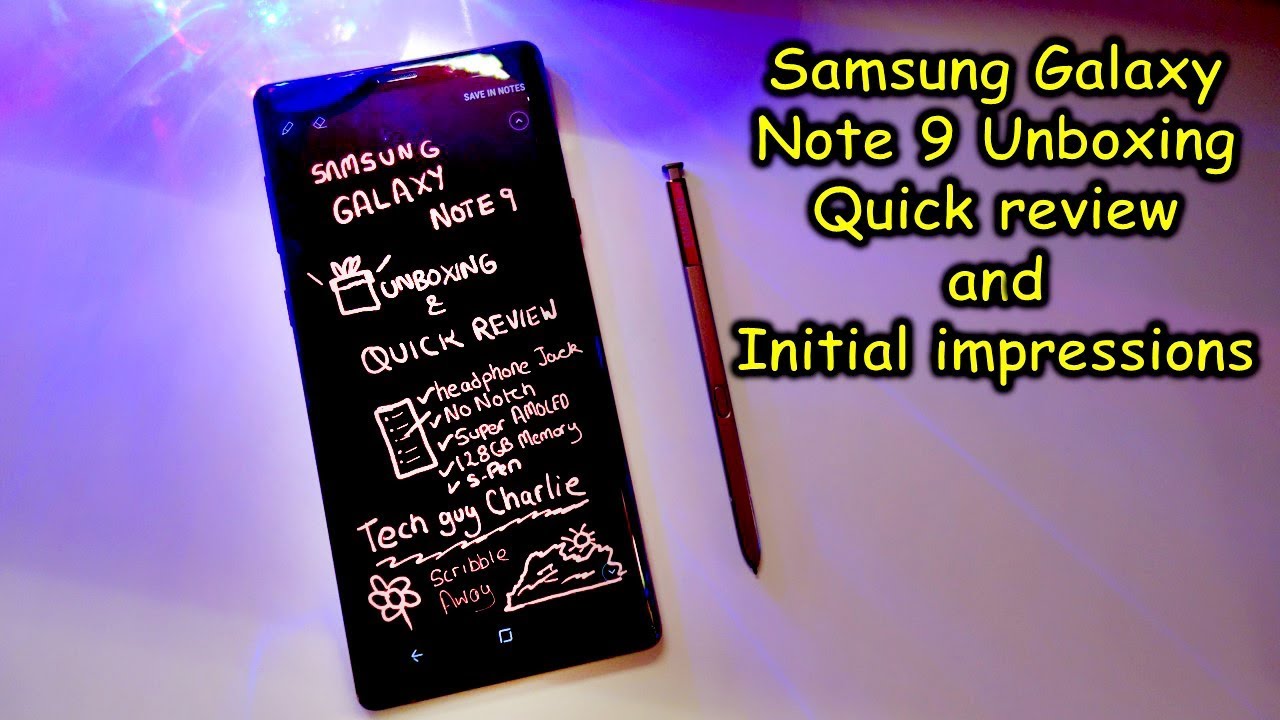 Samsung Galaxy Note 9 Unboxing, first impressions and quick review (Metallic Copper)