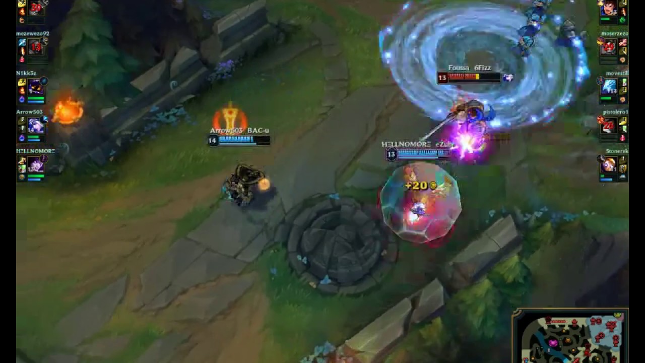 Ashe vs Miss Fortune/Garen/Blitz/Anivia