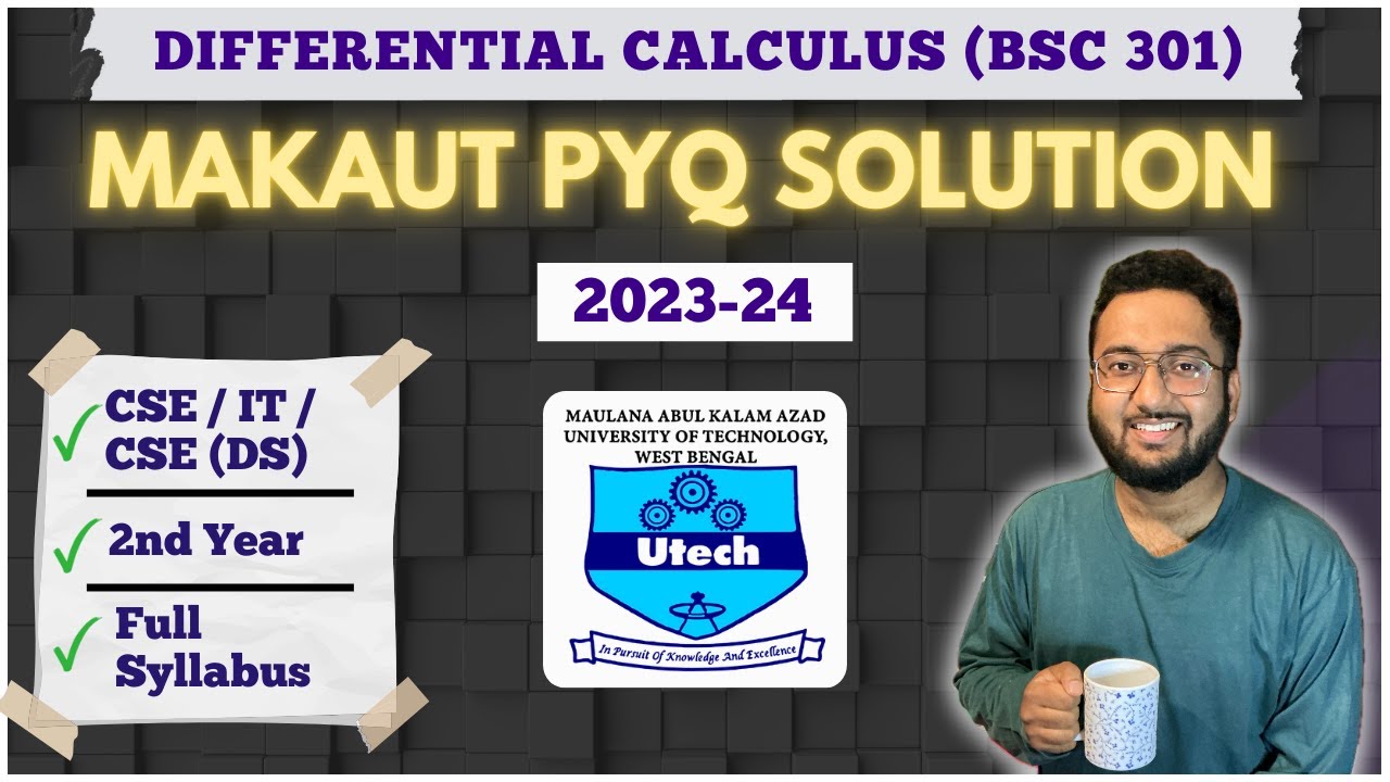 MAKAUT | BSC 301 | 2023-24 Complete Solution | CSE | IT | Data Science 2nd Year