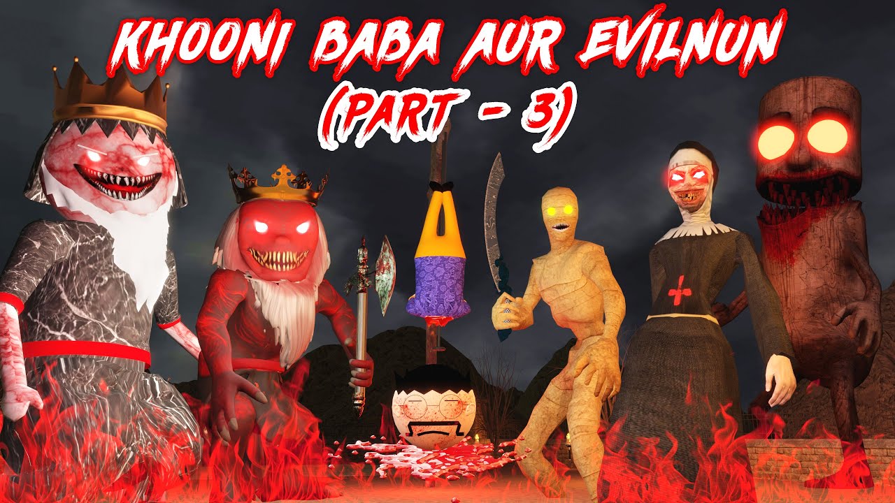 Khooni Baba Aur Evil Nun Part 3 | Hindi Horror Cartoon Story | Pr Toons
