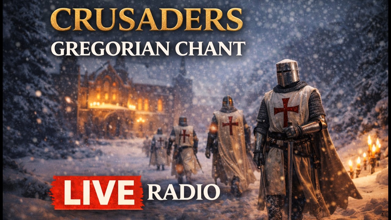Relaxing Music for Prayer and Meditation | Crusaders Gregorian Chant Radio | Catholic Hymn