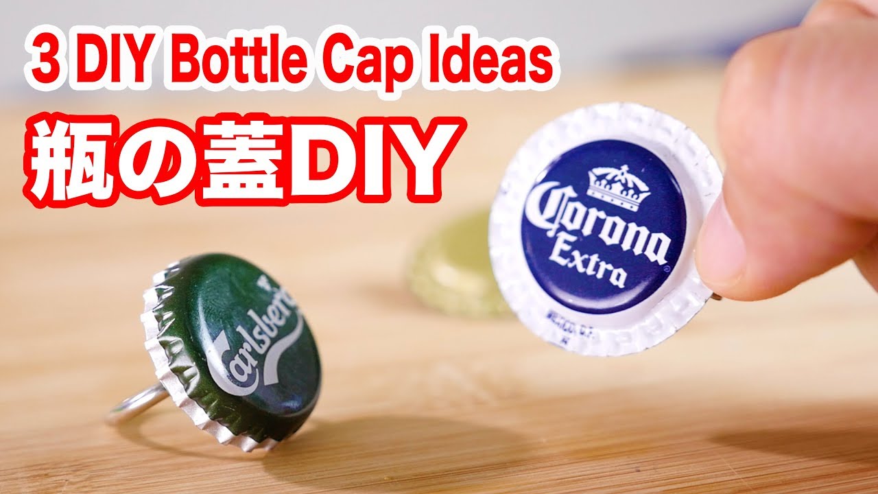3 Creative DIY Bottle Cap Ideas