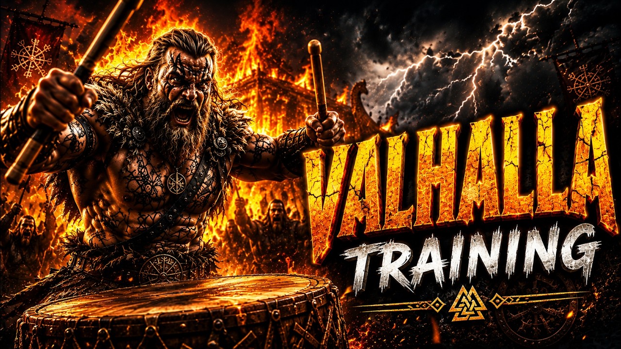 VALHALLA TRAINING ⚔️ Viking Workout Music | War Drums & Power Motivation