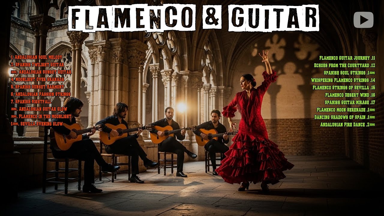 Flamenco Passion 🔥 Live Spanish Guitar & Dance Playlist (4K)