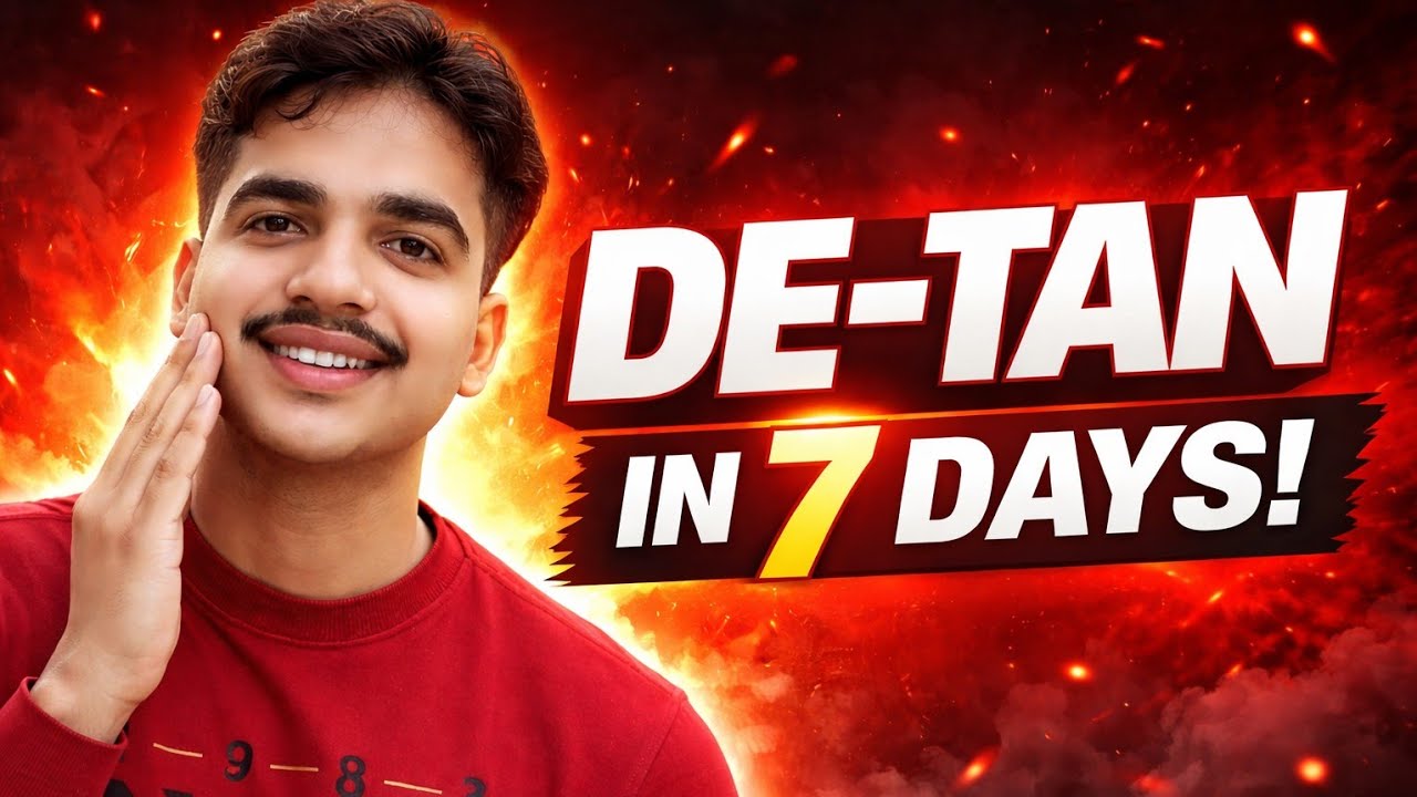 D-tan in just 7 days 😱