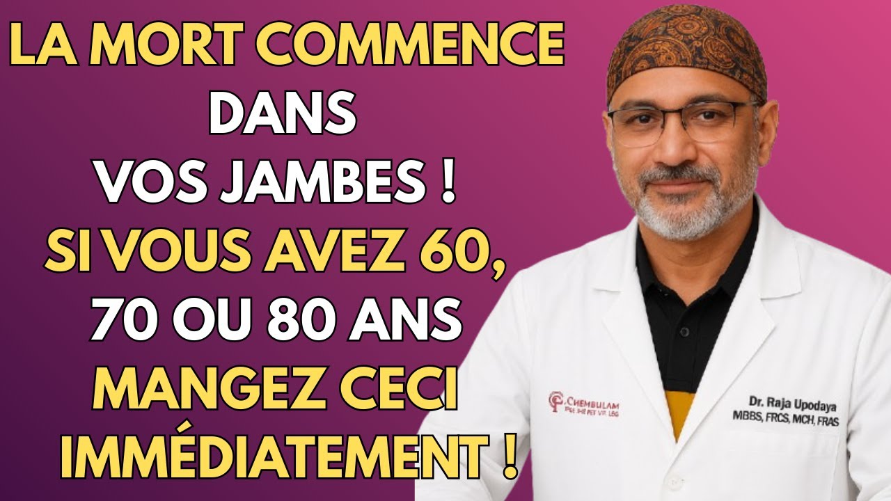 ATTENTION ! « Vos jambes s'affaiblissent en premier ! Mangez ces 7 aliments pour les renforcer ! »