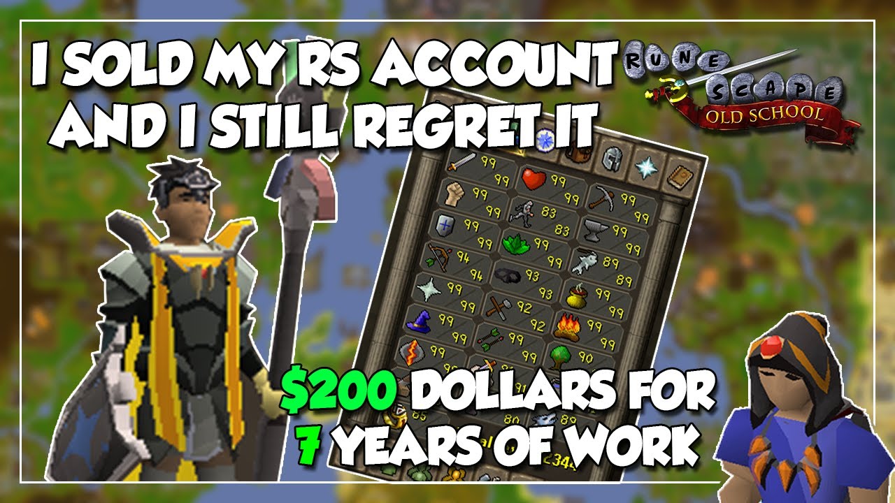 Я продал свой аккаунт Runescape и до сих пор жалею об этом. Борьба с зависимостью в 2012 году
