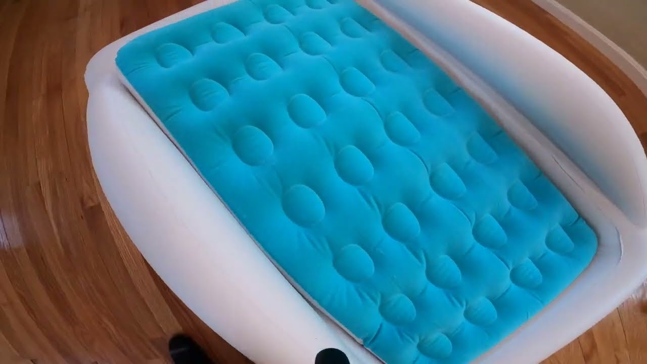 Amazon Inflatable Kids Travel Bed Toddler Air Mattress Set Review