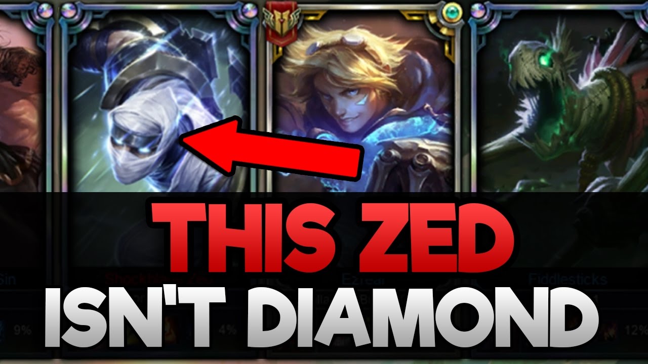 Do They Deserve it? Placing a Bronze Zed in a Diamond Solo Q Game (GETS IN GAME WITH RANK 30)