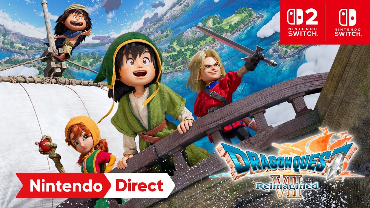 DRAGON QUEST VII Reimagined zarpar&aacute; el 5 de febrero (Nintendo Switch 2 / Nintendo Switch)