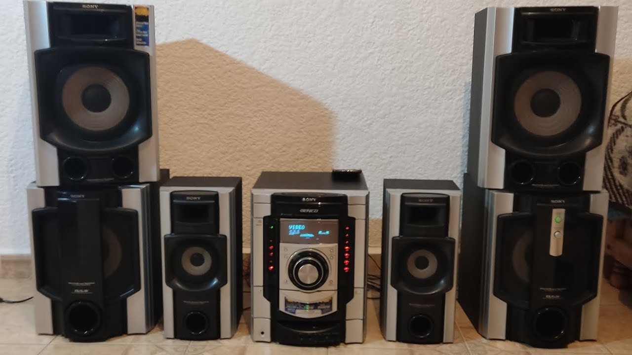 Análisis de minicomponente Sony Genezi MHC-GNX880 + prueba de sonido 👍