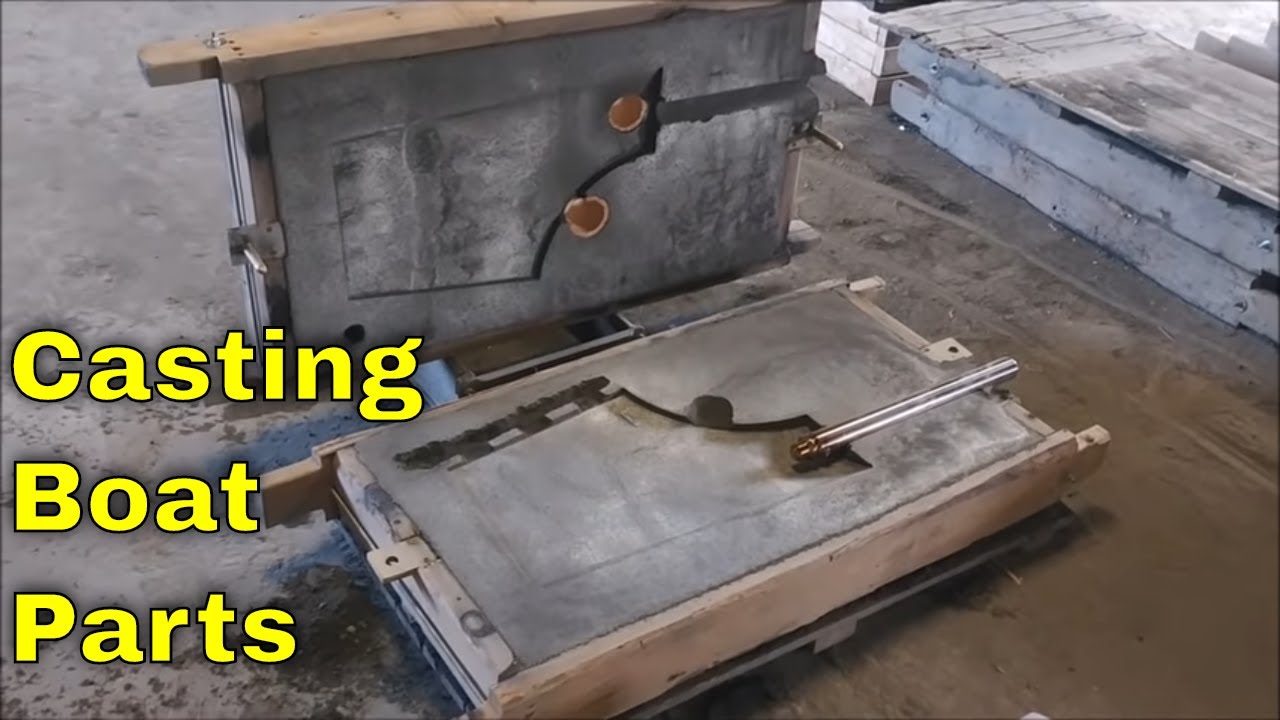 How to cast a large rudder from manganese bronze at our new foundry
