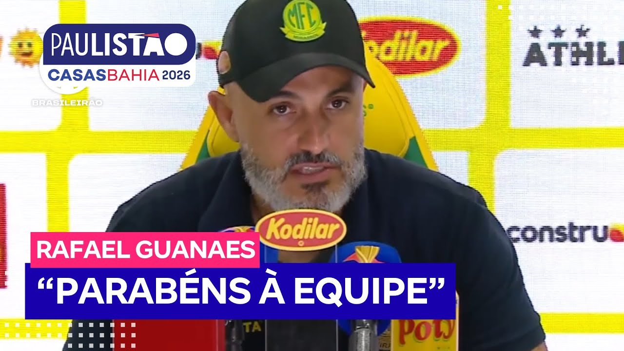 COLETIVA RAFAEL GUANAES: Técnico do Mirassol destaca força emocional contra o Novorizontino
