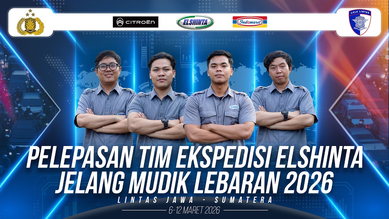 🔴LIVE! Pelepasan Tim Ekspedisi Elshinta Jelang Mudik Lebaran 2026