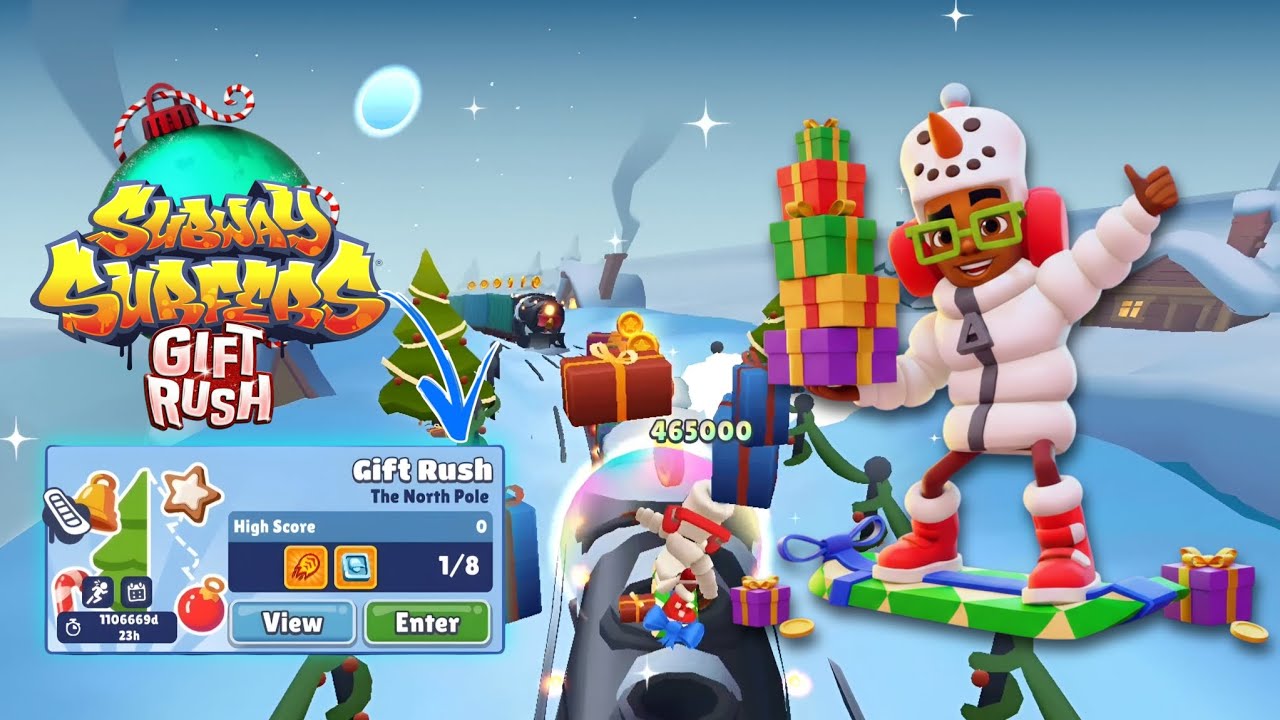 🎄 CHRISTMAS SPECIAL!!! SUBWAY SURFERS NEW GIFT RUSH EVENT: THE NORTH POLE 2025 | SNOW FRESH ❄️🎅🏻🎁