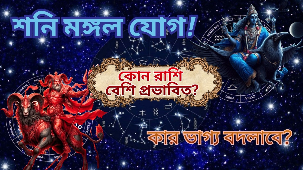 শনি মঙ্গল যোগের প্রভাব কোন কোন রাশির উপর পড়বে? | Shani Mangal Yog Astrology Analysis