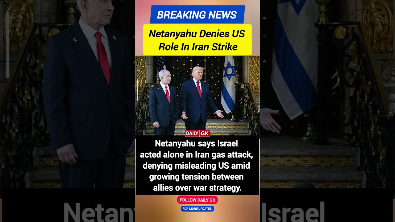 Netanyahu Says Israel Acted Alone In Iran Strike | Denies Misleading US