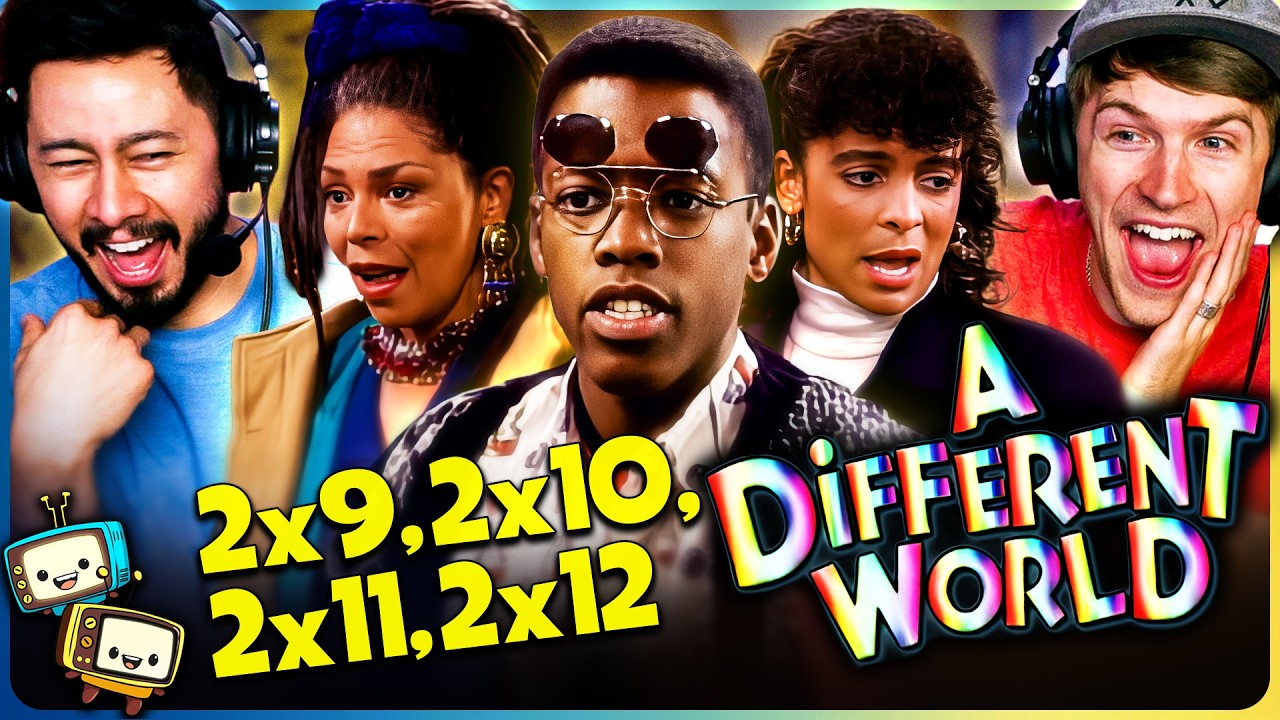 A DIFFERENT WORLD 2x9, 2x10, 2x11, 2x12 Reaction! | Jasmine Guy, Kadeem Hardison, w/ Jaby Koay
