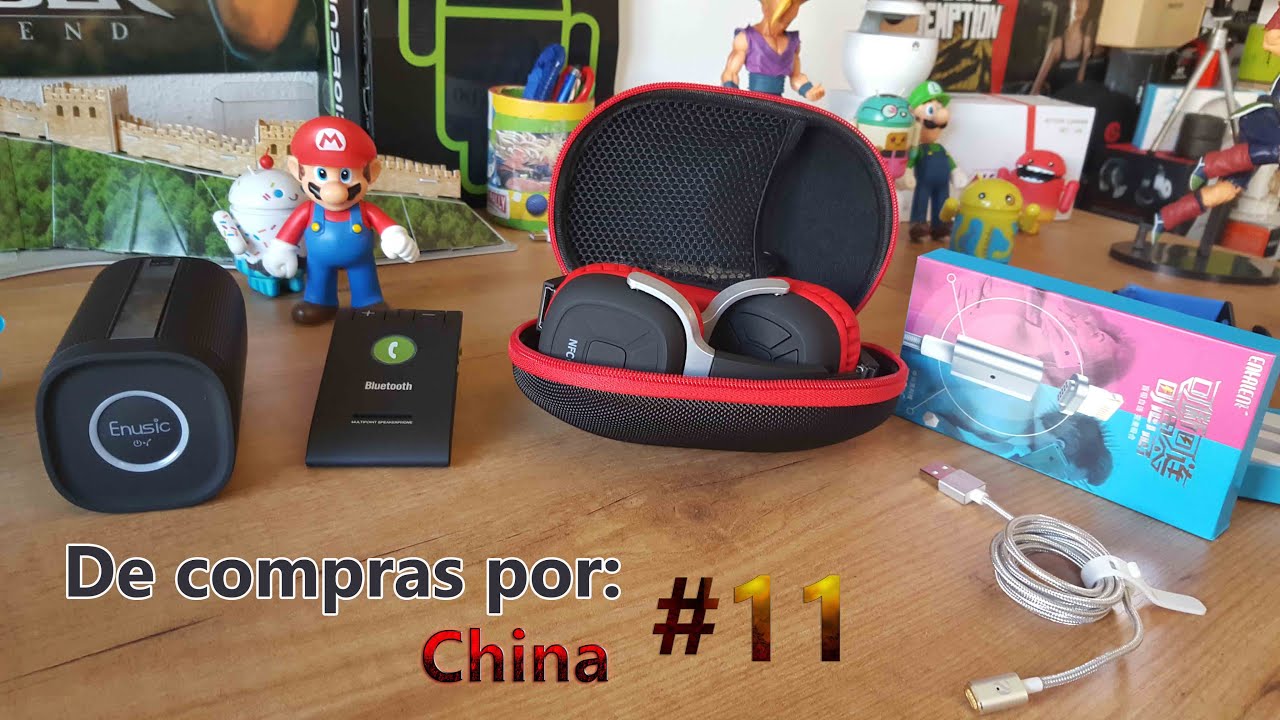 De compras por China #11 - Enusic Music BT, manos libre coche, cascos BT...