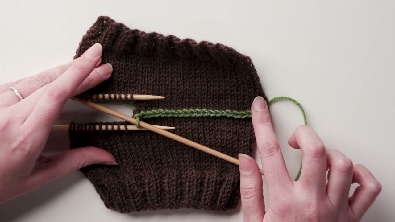 Flat Three-Needle Bind-Off Tutorial