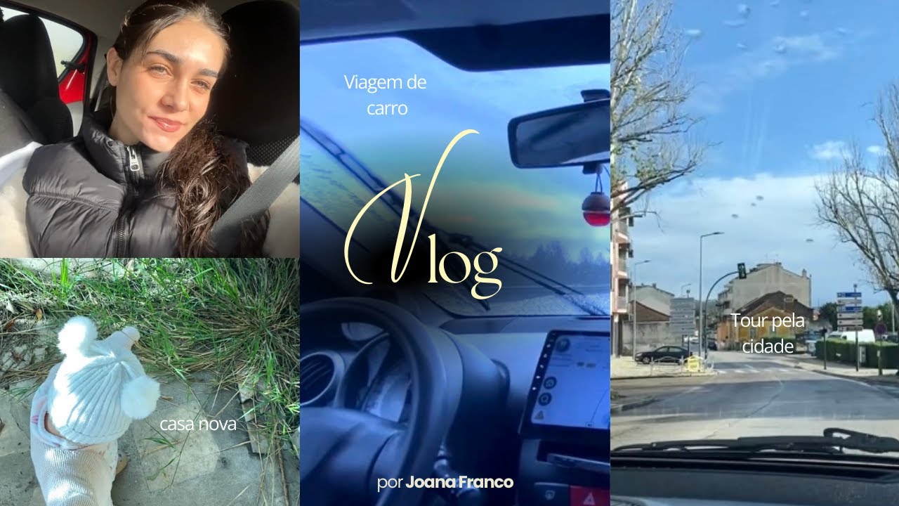 Comprei uma casa em Santarém 🏡 | viagem de carro, tour pela casa e muita chuva.