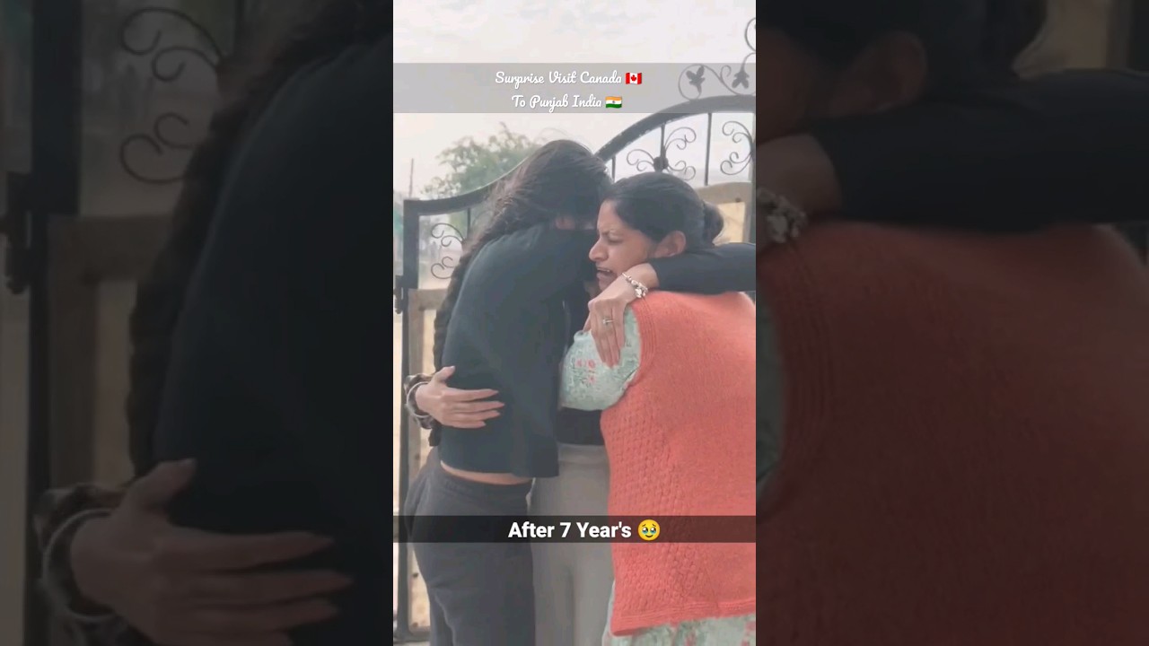 Sister Surprise My Family After 7 Year's 🇨🇦↔️🇮🇳 
