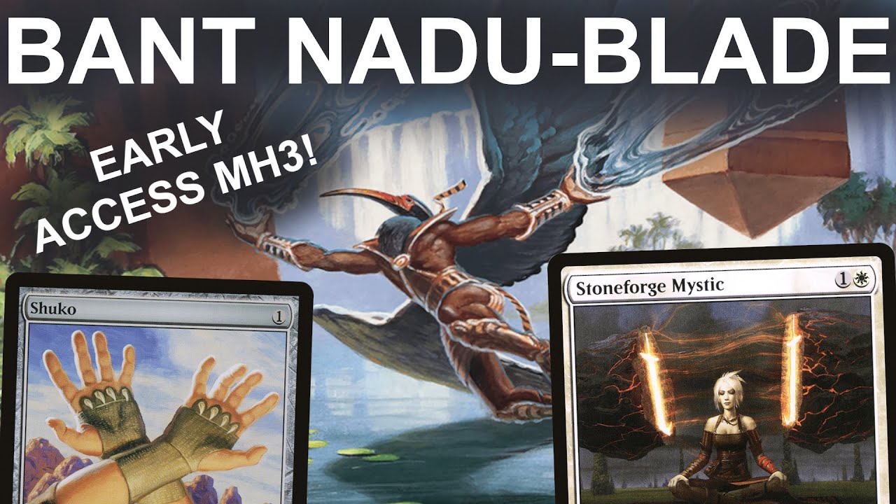 NADU-ING IT RIGHT! Legacy Nadu, Winged Wisdom Bant Stoneblade Combo-Control. MH3 Early Access MTG