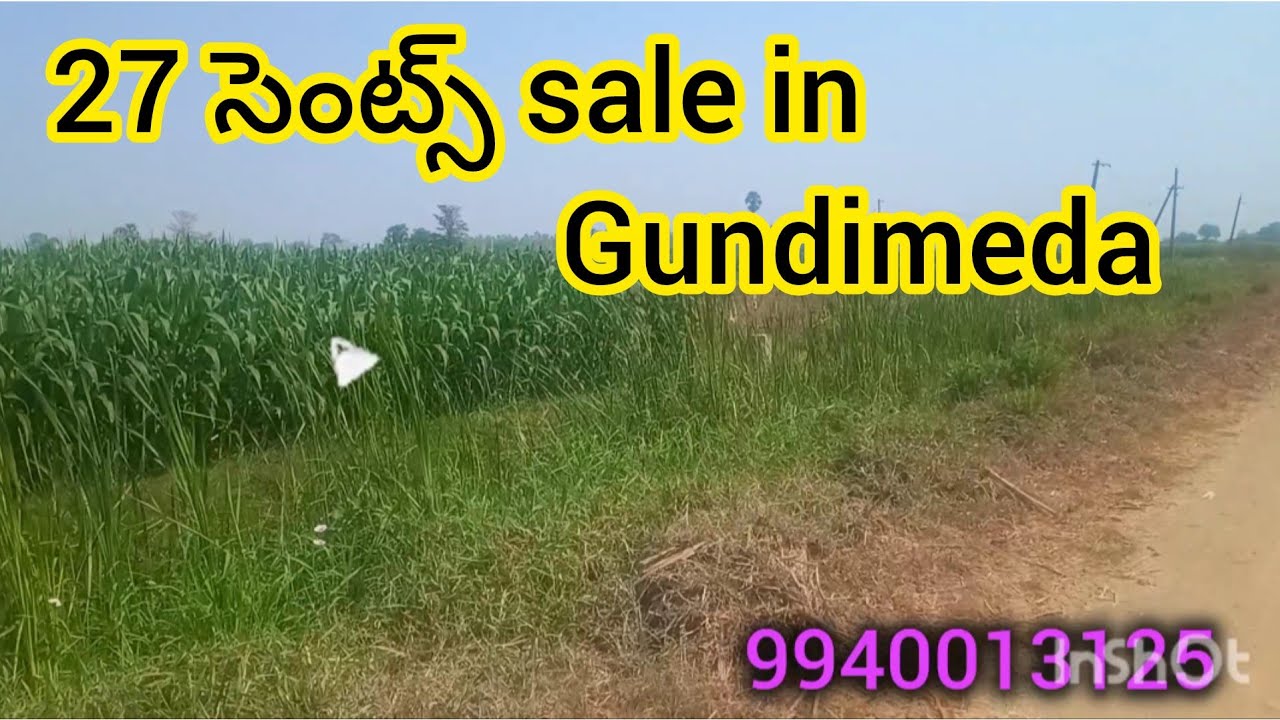 27 సెంట్స్ sale in gundimeda, తాడేపల్లి, highway దగ్గరలో, 9940013125- AD -208