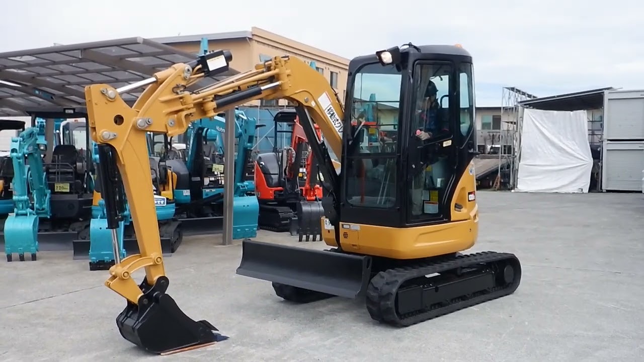 【A2504】CAT030ESR　　2017年/1461HR　中古ユンボ　油圧ミニショベル