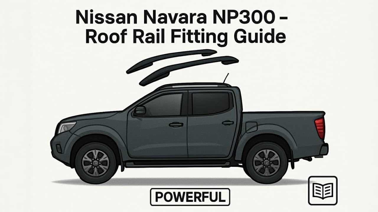 How to fit Nissan Navara NP300 Roof Rails / Roof Rack Bars