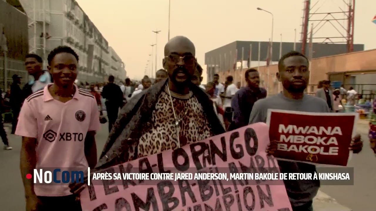 BOSOLOTV | NOMCOM | APR&Egrave;S SA VICTOIRE CONTRE JARED ANDERSON, MARTIN BAKOLE DE RETOUR &Agrave; KINSHASA