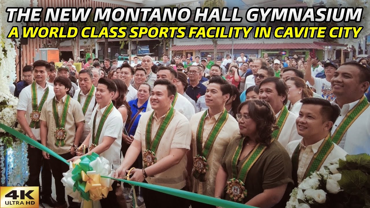 The New Montano Hall Gymnasium! A World Class Sports Facility in Cavite City is Now Open [4K]