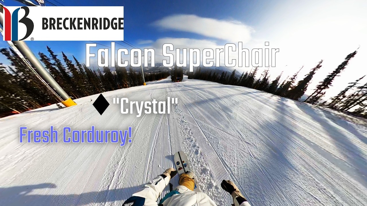 Breckenridge Colorado - Fresh Corduroy - Falcon SuperChair 