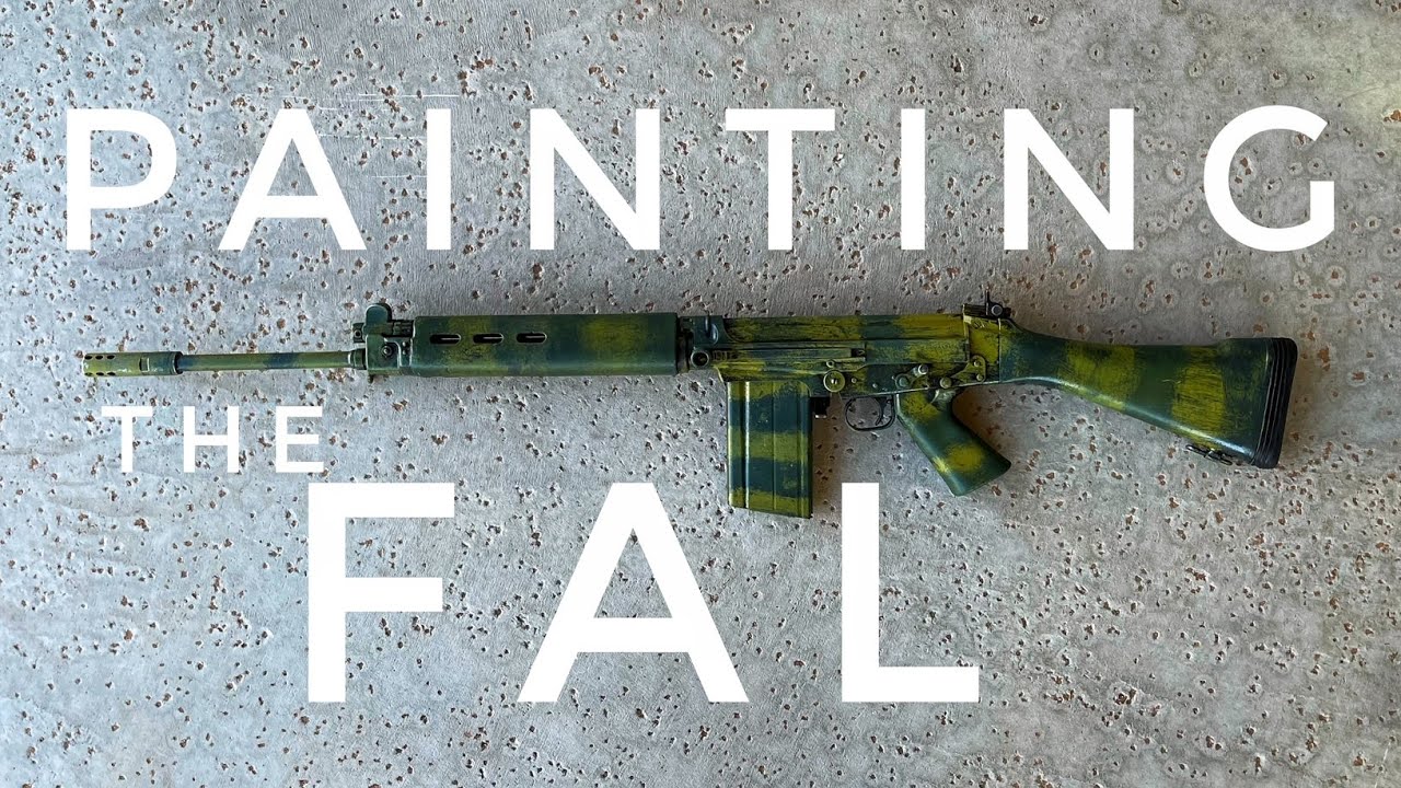 Как я крашу свой FAL: FAL в родезийском стиле