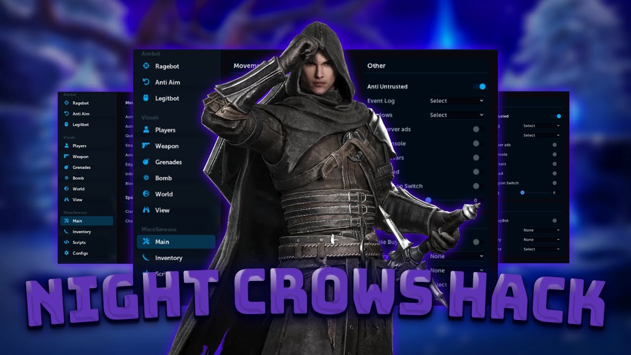 [NEW HACK] NIGHT CROWS CHEAT MENU | Undetect & Free Download 2025 | Auto-Quest BOT