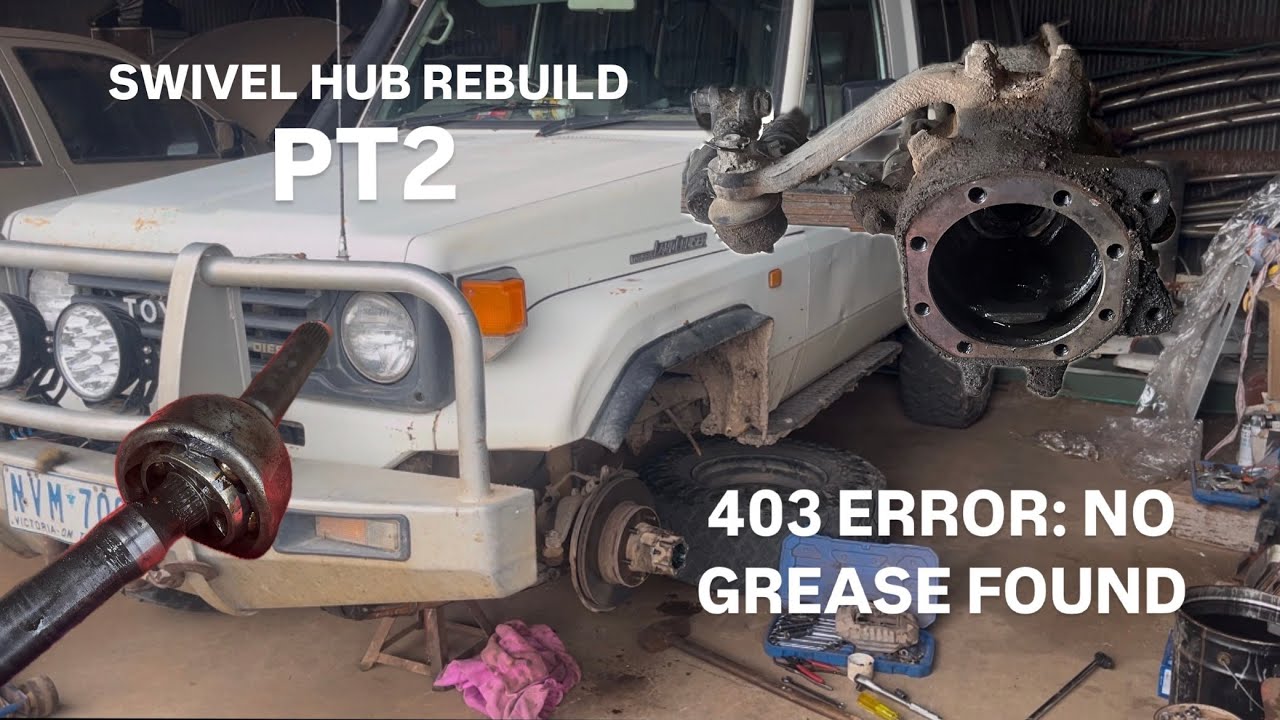HZJ75 Swivel Hub Rebuild PT2