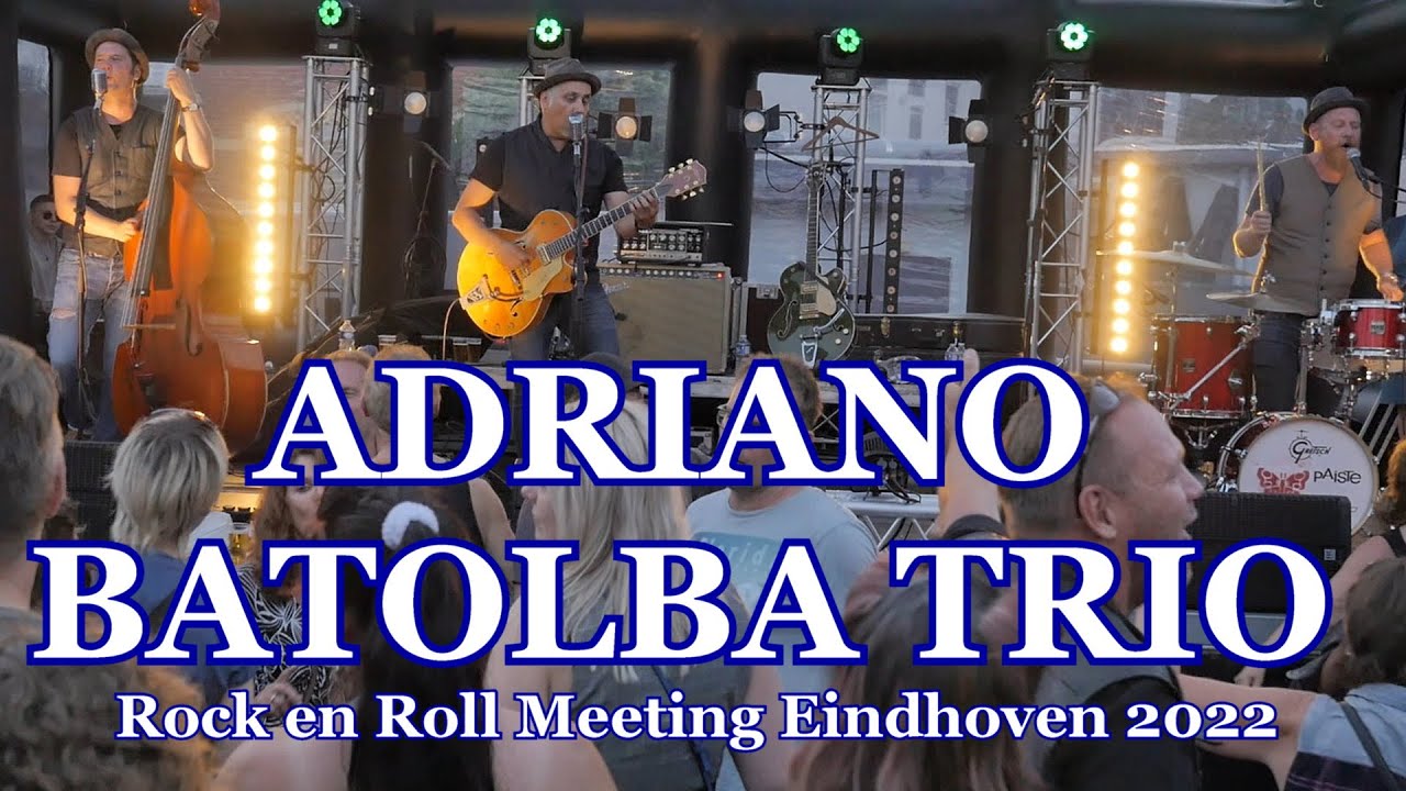 Adriano BaTolba Trio at the Rock'n Roll Meeting Eindhoven 2022