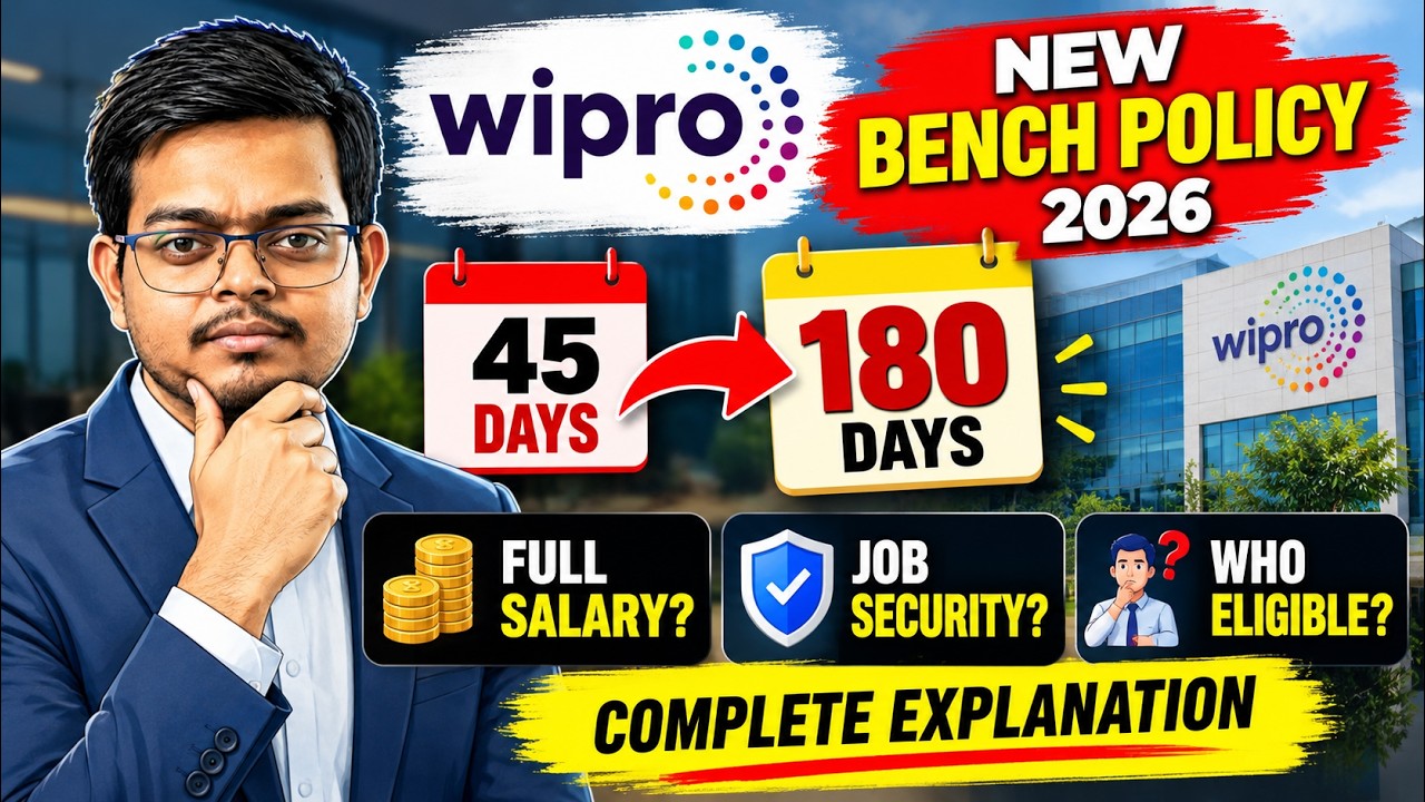 Новая политика Wipro в отношении &laquo;бенча&raquo; 2026: 🚨 от 45 до 180 дней | Зарплата и гарантии занятост...